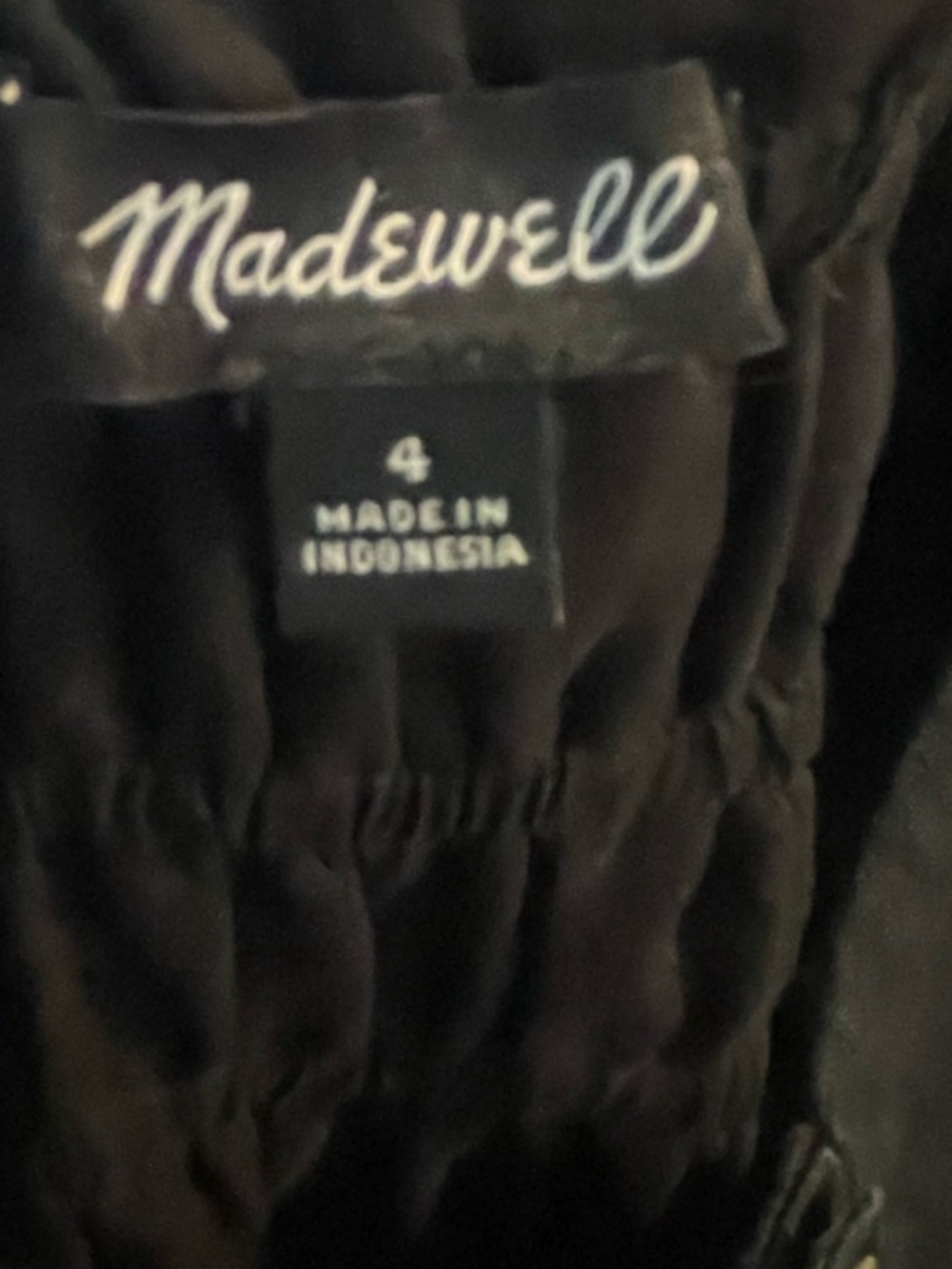 Madewell Black Cami Wide Leg Jumpsuit Size 4 Boho Western preppy linen - Picture 7 of 9